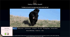 Desktop Screenshot of dokhyitibetanmastiff.com